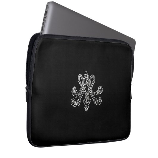 Marie Antoinette - Monogramm - Royal Monogram Laptop Sleeve (Voorkant Rechts)