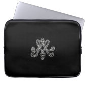 Marie Antoinette - Monogramm - Royal Monogram Laptop Sleeve (Voorkant)