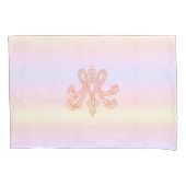 Marie Antoinette – Monogramm Royal Monogram Pastel Kussensloop (Voorkant)