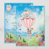 Marie Antoinette nodigt de Tea uit in Versailles Kaart (Voorkant / Achterkant)