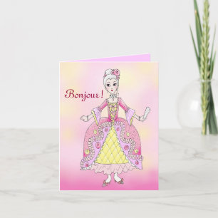 Marie Antoinette Note Kaart