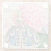 Marie Antoinette Onderzetter Glazen Onderzetter (Achterkant)