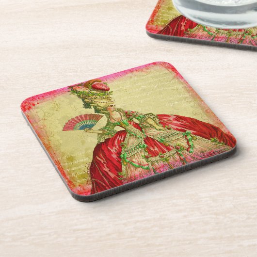 Marie Antoinette Onderzetter Set (Linkerzijde)