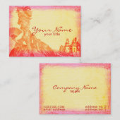 Marie Antoinette op de Visitekaartjes van Sunset (Voorkant / Achterkant)