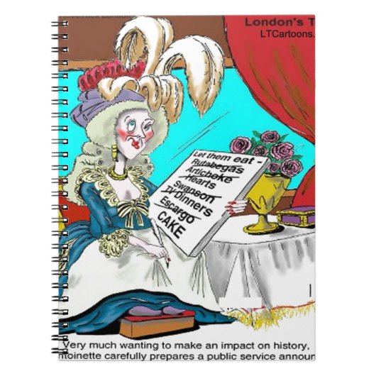 Marie Antoinette Openbare Dienst Mededeling Grappi Notitieboek (Voorkant)