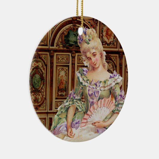 Marie Antoinette Ornament Kerstmis (Rechts)