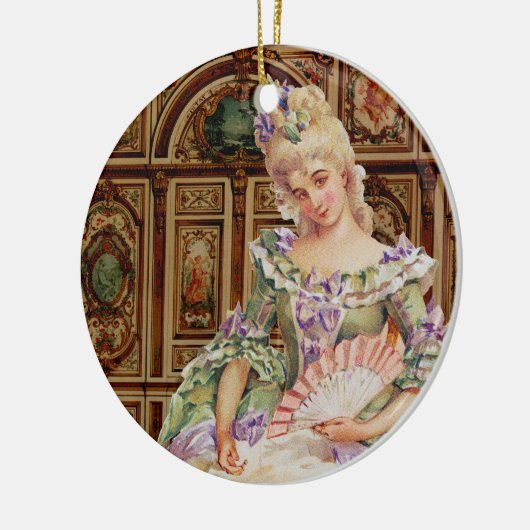 Marie Antoinette Ornament Kerstmis (Links)