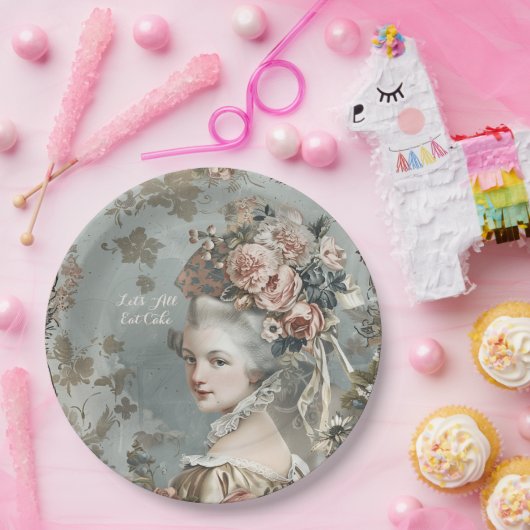 Marie Antoinette Paper-Bord Papieren Bordje (Feest)