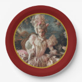Marie Antoinette Paper-Bord Papieren Bordje (Voorkant)