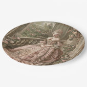 Marie Antoinette Paper-Bord Papieren Bordje (Gekanteld)