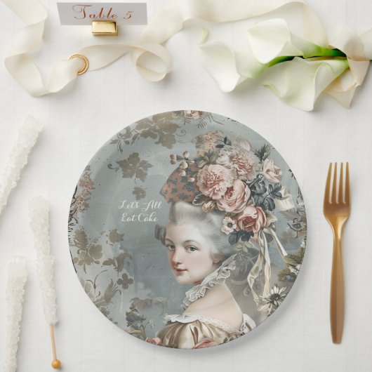 Marie Antoinette papieren bord (Huwelijk)