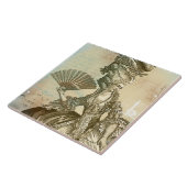 Marie Antoinette Parchment Art Tile Tegeltje (Zijkant)