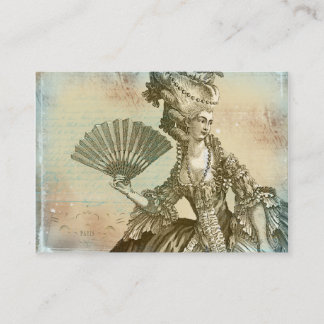 Marie Antoinette Parchment Visitekaartjes