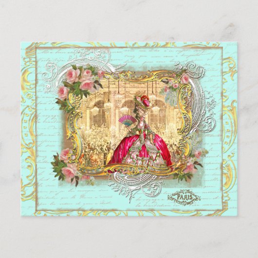 Marie Antoinette Party in Versailles Flyer (Voorkant)