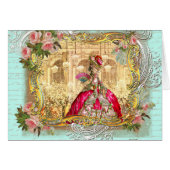 Marie Antoinette Party in Versailles in Aqua (Voorkant Horizontaal)