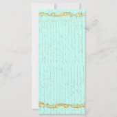 Marie Antoinette Party Versailles French Rack Kaar (Achterkant)