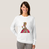 Marie Antoinette pauock en cake T-shirt (Voorkant volledig)