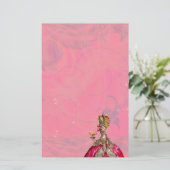 Marie Antoinette Peacock Pastry Stationery Briefpapier (Staand voorkant)