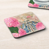 Marie Antoinette Pink Hydrangeas Onderzetters (Linkerzijde)