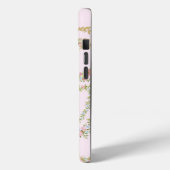 Marie Antoinette pink rose frame iphone Case-Mate iPhone Case (Achterkant / Links)