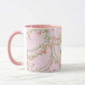 Marie Antoinette Pink Rose Frame Mug Mok (Links)