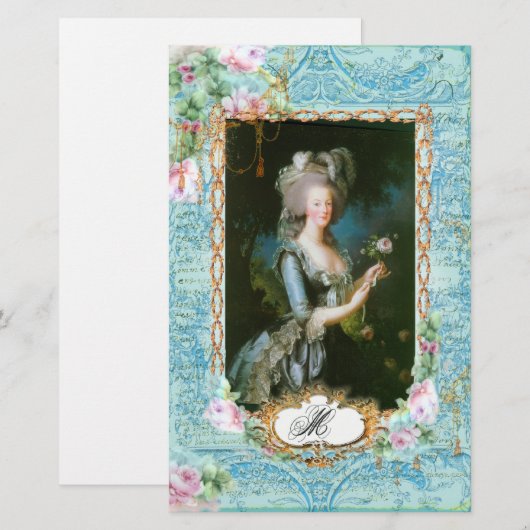 Marie Antoinette Pink Roses n Lace (Voorkant / Achterkant)