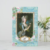 Marie Antoinette Pink Roses n Lace (Staand voorkant)