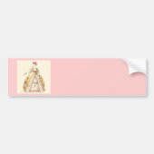 Marie Antoinette Poodle Bumpersticker (Voorkant)