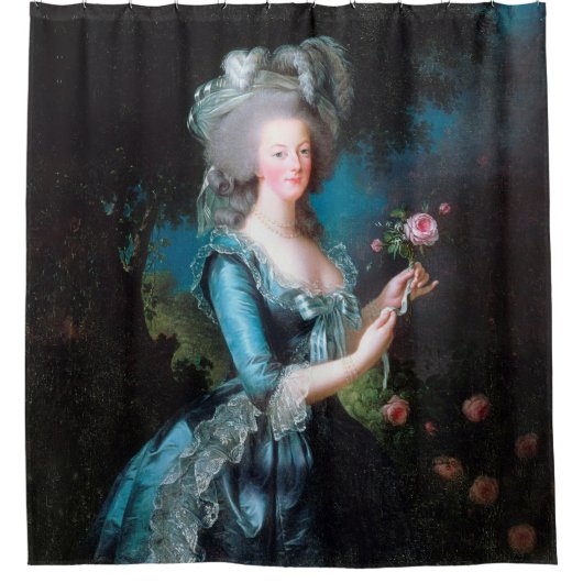Marie Antoinette Portrait Douchegordijn (Voorkant)
