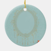 Marie Antoinette Portret Kerstannament Keramisch Ornament (Achterkant)