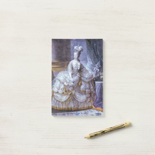Marie Antoinette Post-it® Notes (Op bureau)