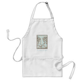 Marie Antoinette "Postage Stamp" Apron Standaard Schort