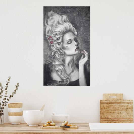Marie Antoinette Poster Rococo Poster Versailles (Keuken)