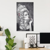 Marie Antoinette Poster Rococo Poster Versailles (Thuiskantoor)