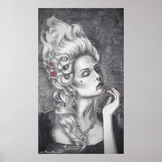 Marie Antoinette Poster Rococo Poster Versailles (Voorkant)