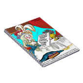 Marie Antoinette Public Service Announement Funny Notitieboek (Rechterzijde)