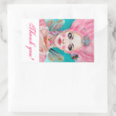Marie Antoinette Queen Bee dank u stickers (Tas)