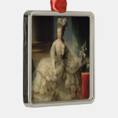 Marie Antoinette Queen of France, 1779 Metalen Ornament (Rechts)