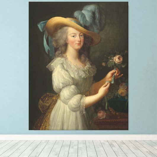 Marie Antoinette Queen of France Canvas Afdruk (Insitu (Houten vloer))