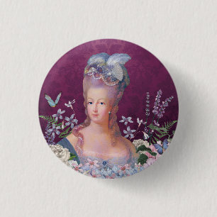 Marie Antoinette Queen of France Ronde Button 3,2 Cm