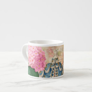 Marie Antoinette Redoute Flowers Mok Espresso Cup