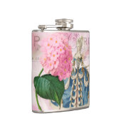 Marie Antoinette Redoute Flowers Wrapped Flask Heupfles (Rechts)