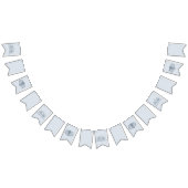 Marie Antoinette Rococo Stoffig Blauw Bruiloft Vlaggetjes (Alle)