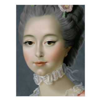 Marie Antoinette – Romantic Rococo Portrait Perfect Poster