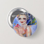 Marie Antoinette Ronde Button 5,7 Cm (Voorkant /achterkant)
