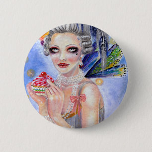 Marie Antoinette Ronde Button 5,7 Cm