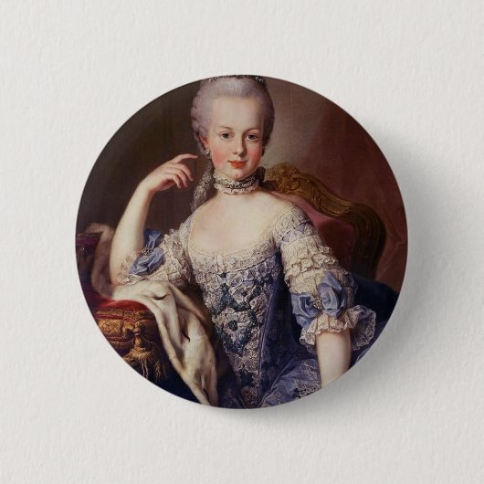 Marie Antoinette Ronde Button 5,7 Cm (Voorkant)