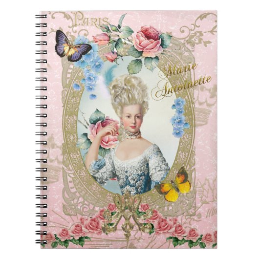 Marie Antoinette Roos van Versailles Notebook Notitieboek (Voorkant)