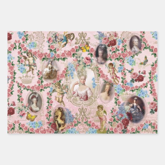 Marie Antoinette Rose of Versailles シートセット Inpakpapier Vel (Voorkant)