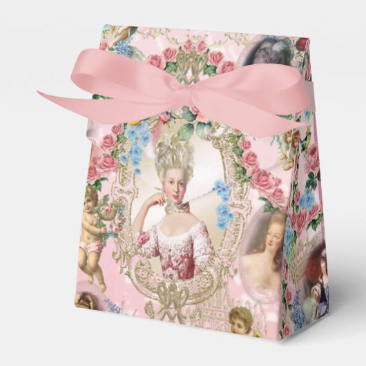 Marie Antoinette  Rose of Versailles Favor Box Bedankdoosjes (Voorkant Zijde)